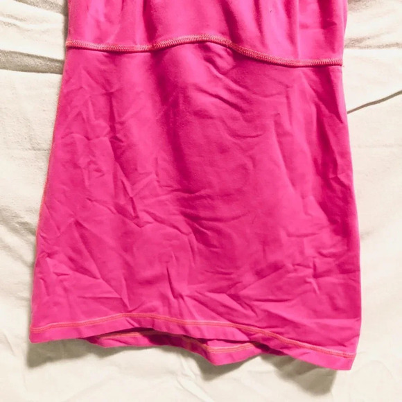 Lululemon Size  4 Tank Top Athleisure Yoga Pink Workout Top - Picture 3 of 16